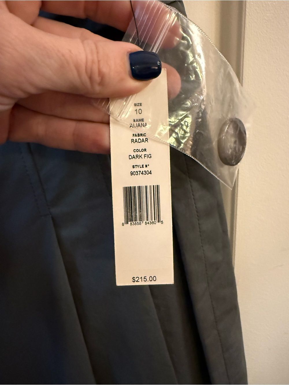 NWT Theory Cotton Slate Grey Blue Belted Pleated Mini Skirt Workwear 10 Y2K 90s - Picture 5 of 8